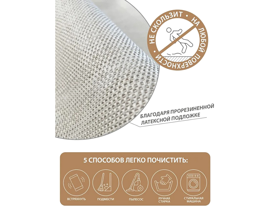 Набор ковриков для ванной CLASSIC 50X80+40X50 CLT202003-GREY-172   BANYOLIN HALI