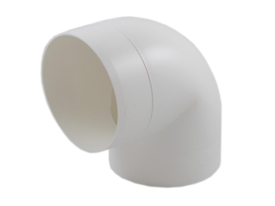 Колено круглое 90гр D100 пластик