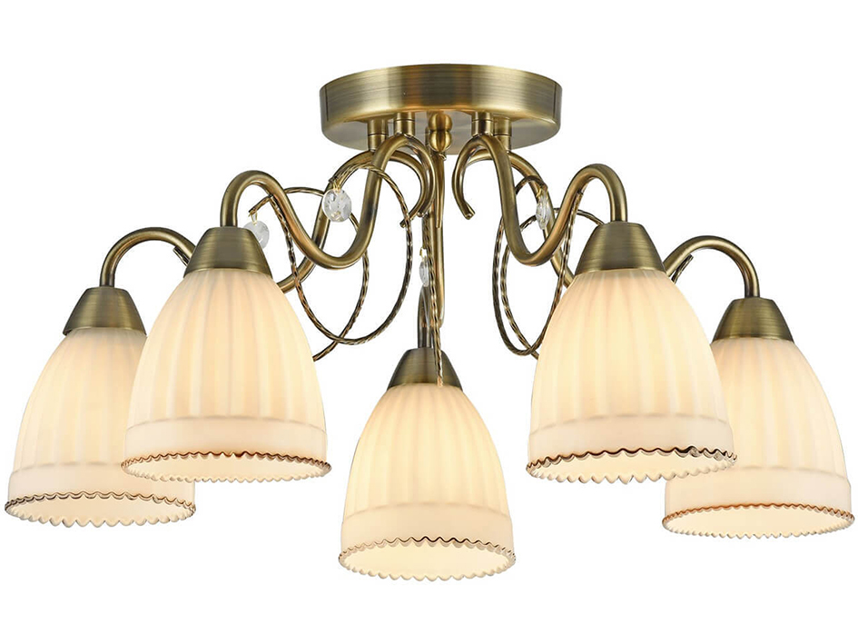 Светильник  FR2757-PL-05-BZ FREYA   ФАКЕЛ