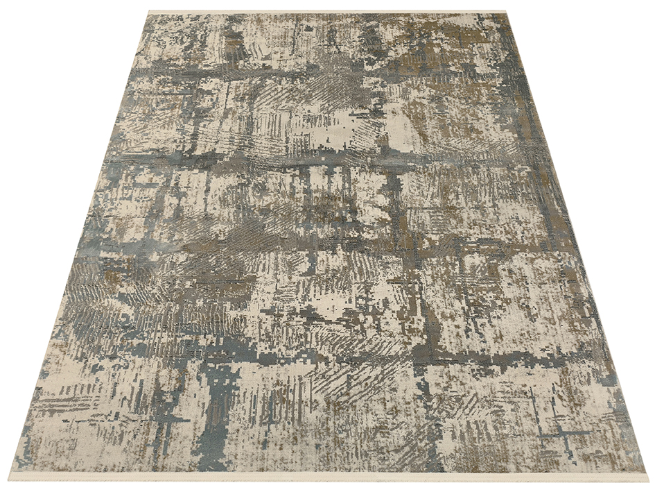 Ковер DAHLIA 240X340 2348A L.GREY D.BLUE  FDS OZ KAPLAN 