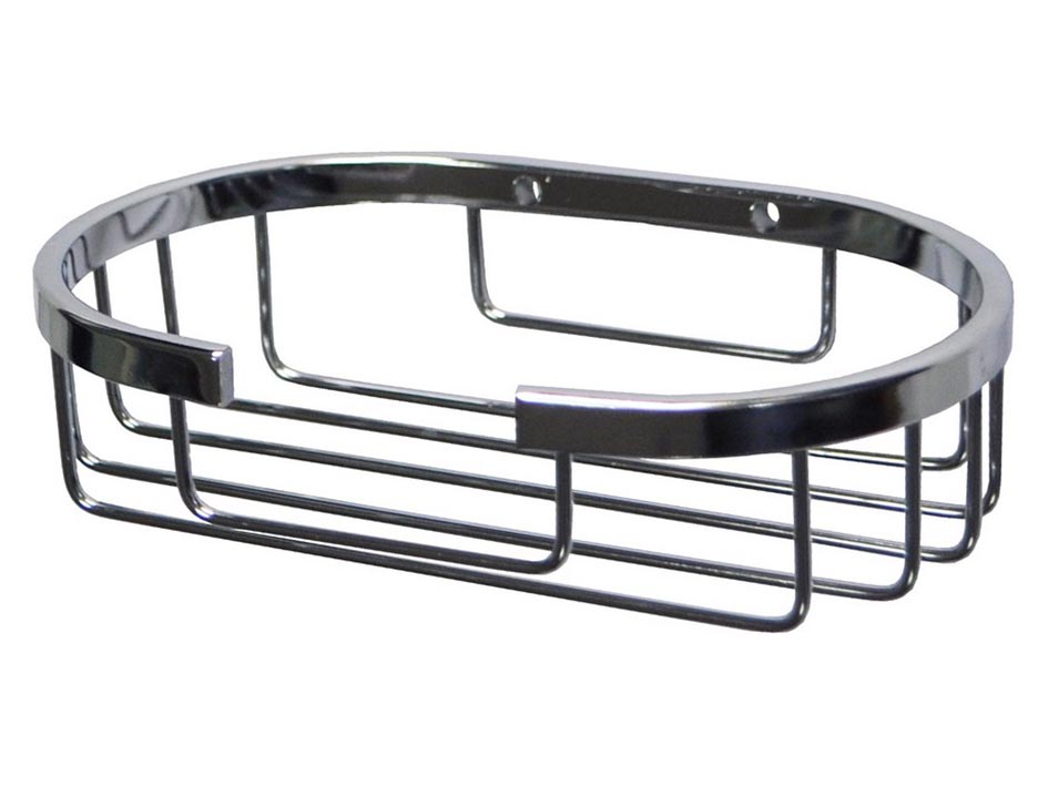 Мыльница овальная нерж.хром 1222  САНАКС