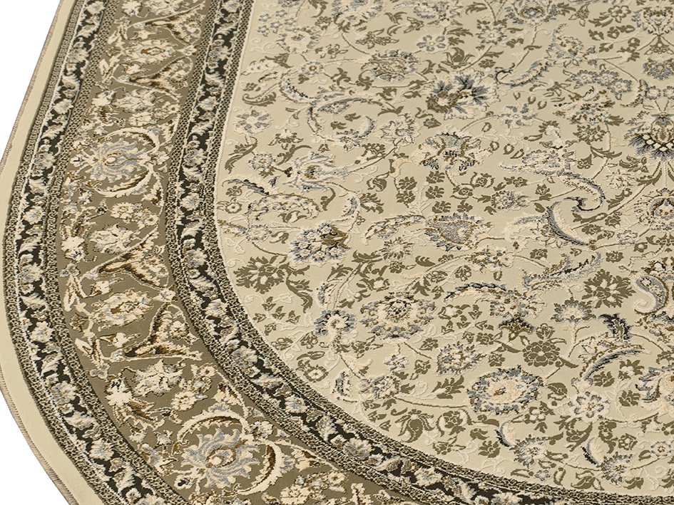Ковер ELEGANCE LAVIN 200X300 LV031 BEIGE ОВАЛ   FARRAHI