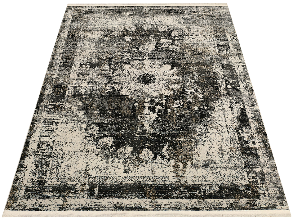 Ковер DAHLIA 120X180 0591A D.GREY BLACK SH  FDS OZ KAPLAN 