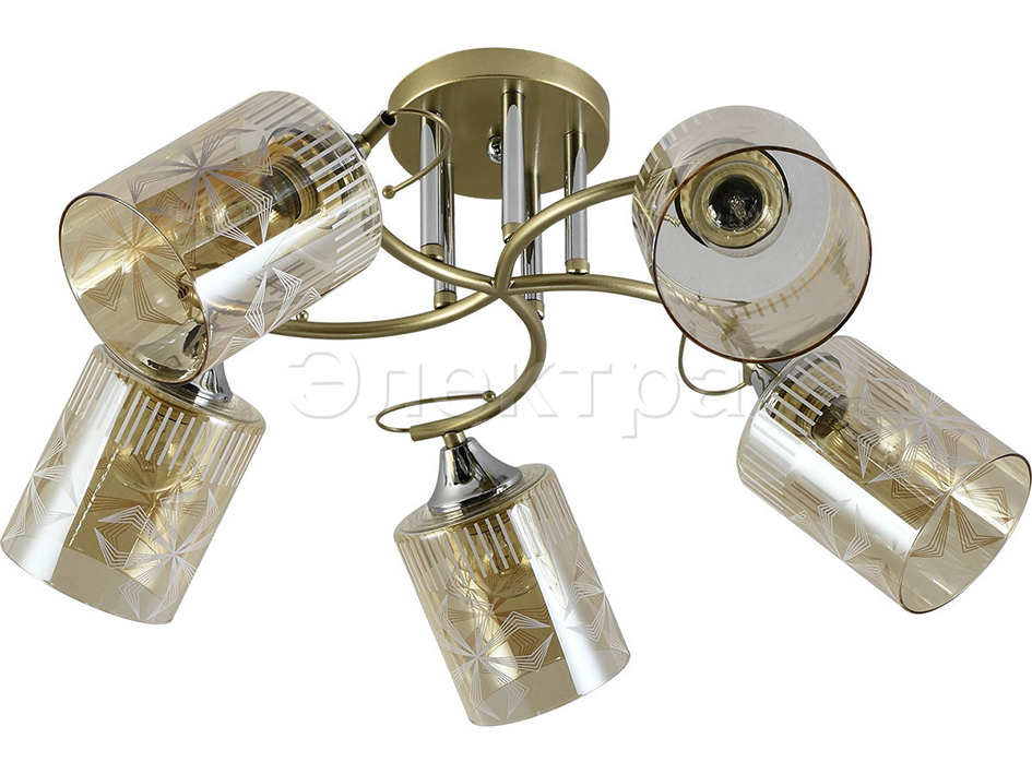 Светильник 11382-0.3-05 B GOLD+CR     ELEKTRA