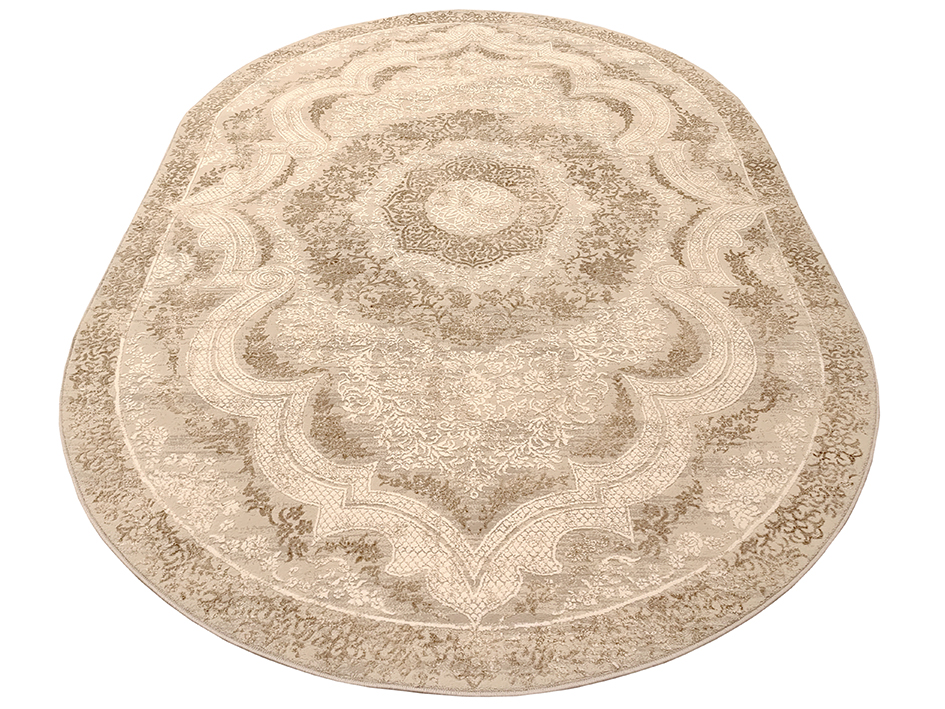 Ковер INFINITY SILK 200X290 05902A BEIGE ОВАЛ   PREMIER HALI
