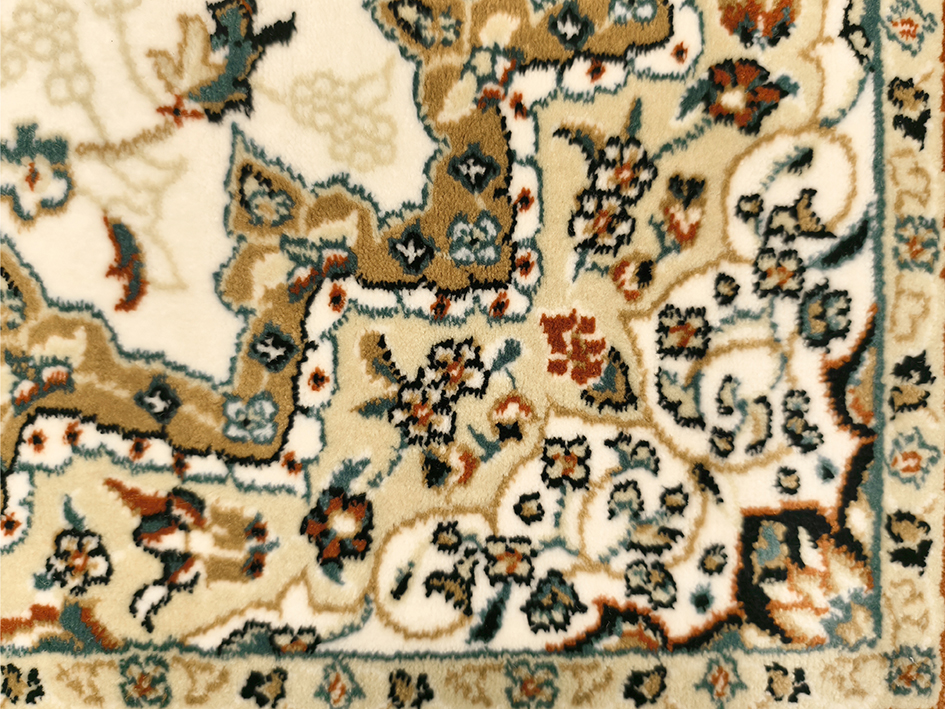 Ковер TAJMAHAL 240X340 TJ305 CREAM/CREAM  FDS OZ KAPLAN 