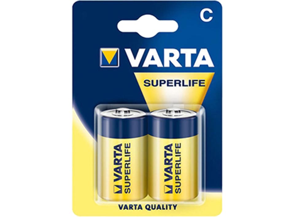 Элем питан R14 VARTA 2014 2шт SUPERLIFE Элем питан R14 VARTA 2014 2шт SUPERLIFE