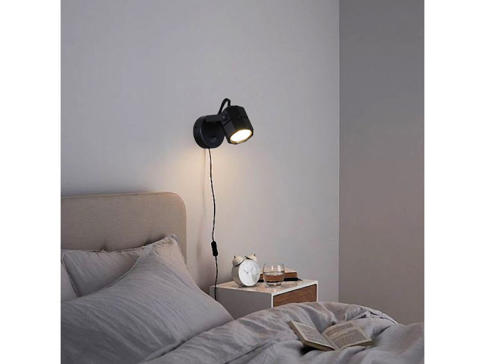 Светильник 16021-9.5-001 CT MR16 BK      ELEKTRA