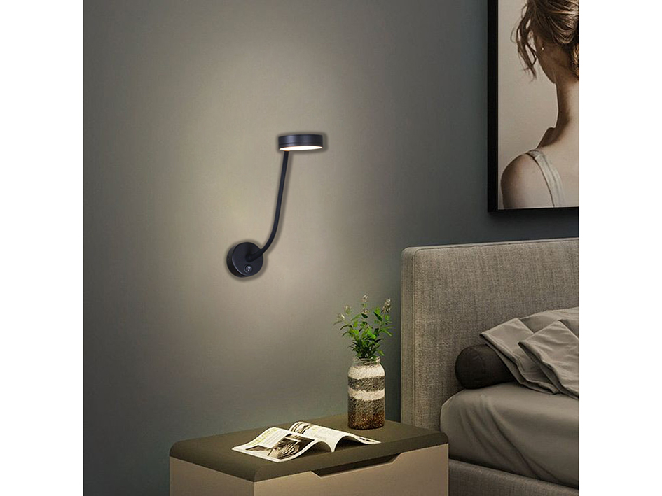 Светильник 86206-9.2-001 MN LED5W BK      ELEKTRA