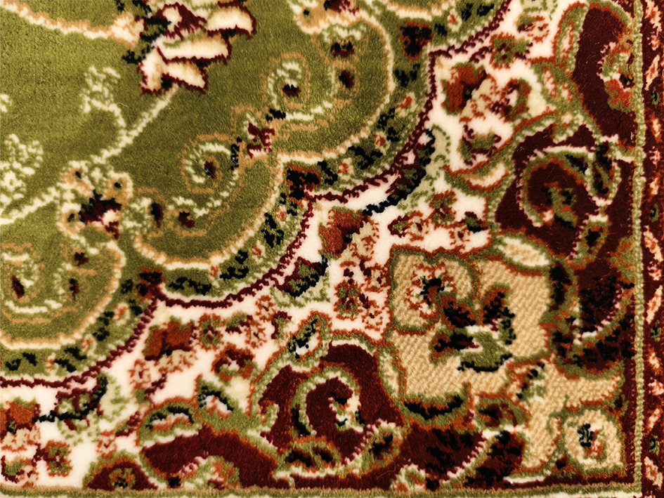 Ковер TAJMAHAL 070X120 TJ300 GREEN/CREAM  FDS OZ KAPLAN 