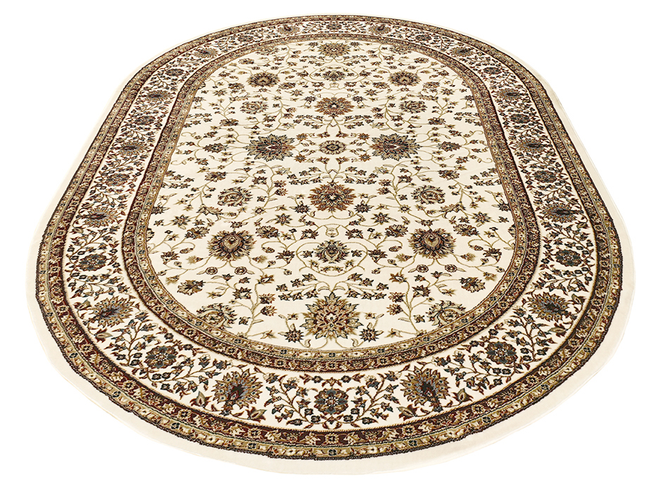 Ковер TAJMAHAL 070X120 TJ301 CREAM/CREAM ОВАЛ  FDS OZ KAPLAN 
