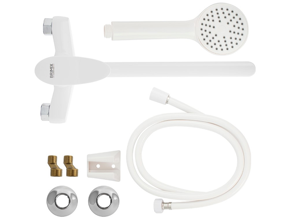 Смеситель для ванны АБС пластик 5561 белый BRIMIX  САНАКС 