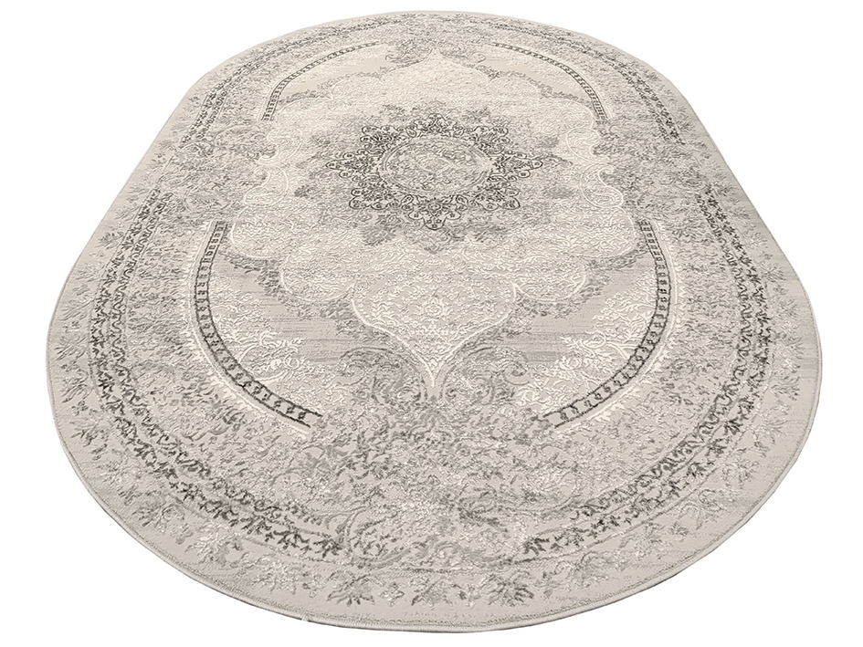 Ковер INFINITY SILK 160X230 05898A GREY ОВАЛ   PREMIER HALI