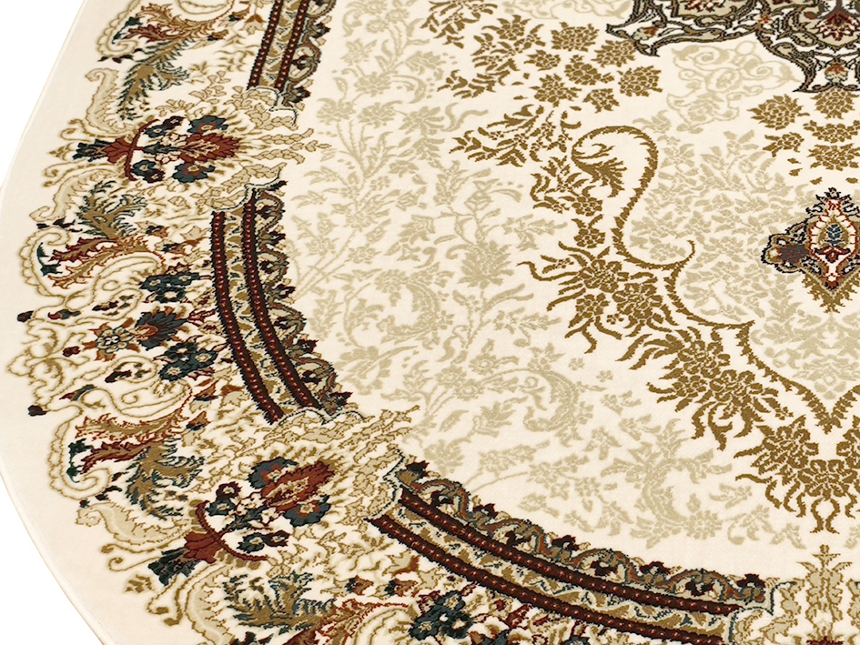 Ковер TAJMAHAL 160X230 TJ304 CREAM/CREAM ОВАЛ  FDS OZ KAPLAN 