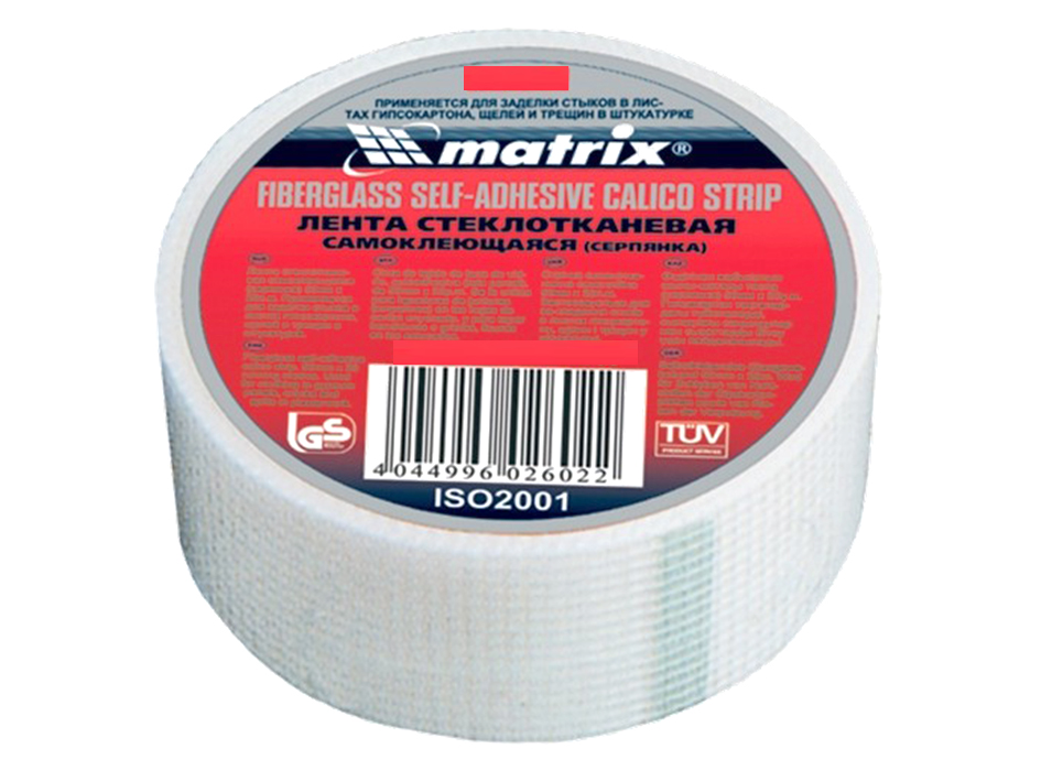 Лента для гипсоплиты самоклеящаяся 100мм*10м       MATRIX  