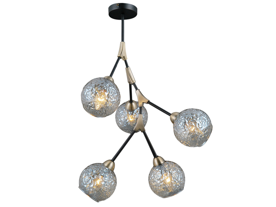 Светильник IL 0263-5PSQ-79 BK AB     ELEKTRA