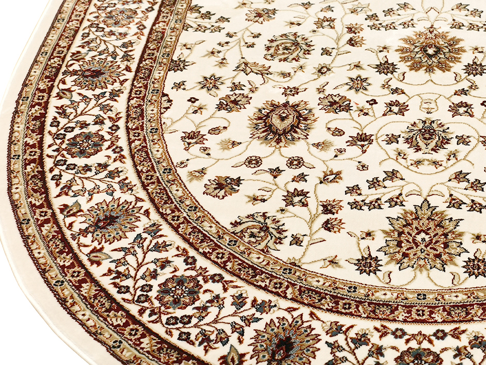 Ковер TAJMAHAL 200X290 TJ301 CREAM/CREAM ОВАЛ  FDS OZ KAPLAN 