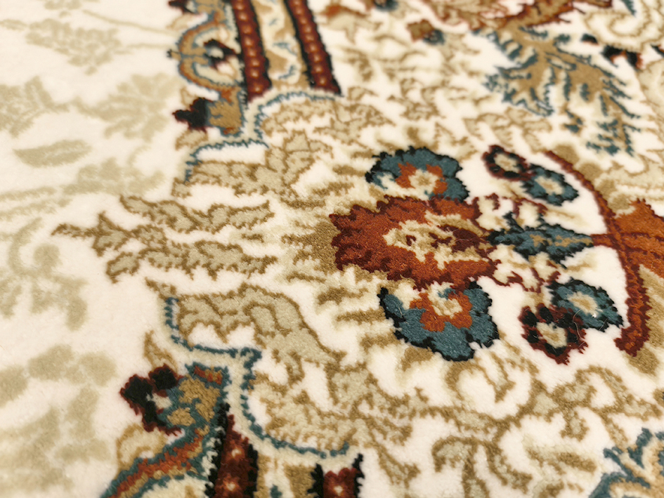 Ковер TAJMAHAL 160X230 TJ304 CREAM/CREAM ОВАЛ  FDS OZ KAPLAN 
