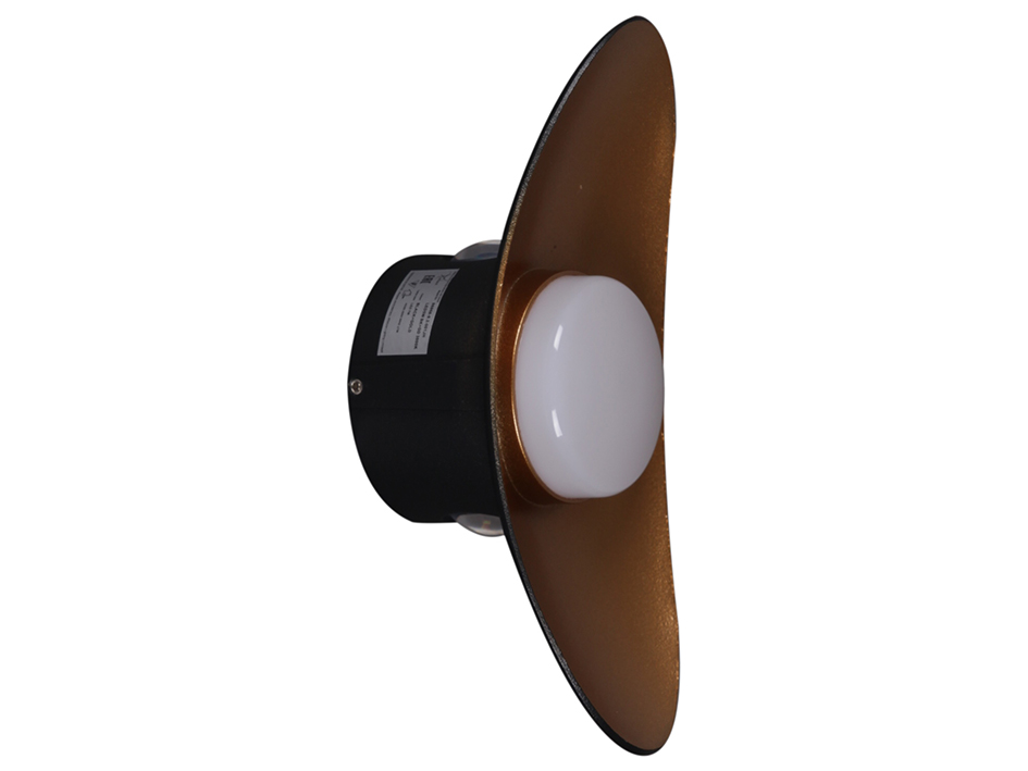 Светильник бра 86868-9.2-001JH LED7W BK+GD      ELEKTRA