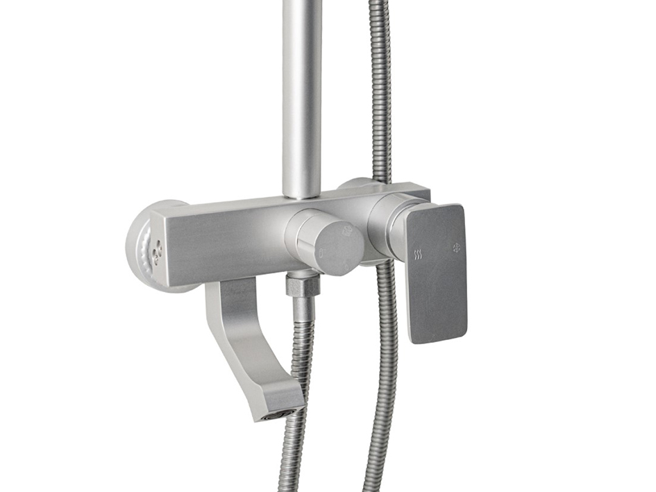 Душевая стойка с смесителем, тропический душ  87755 BRIMIX  САНАКС 