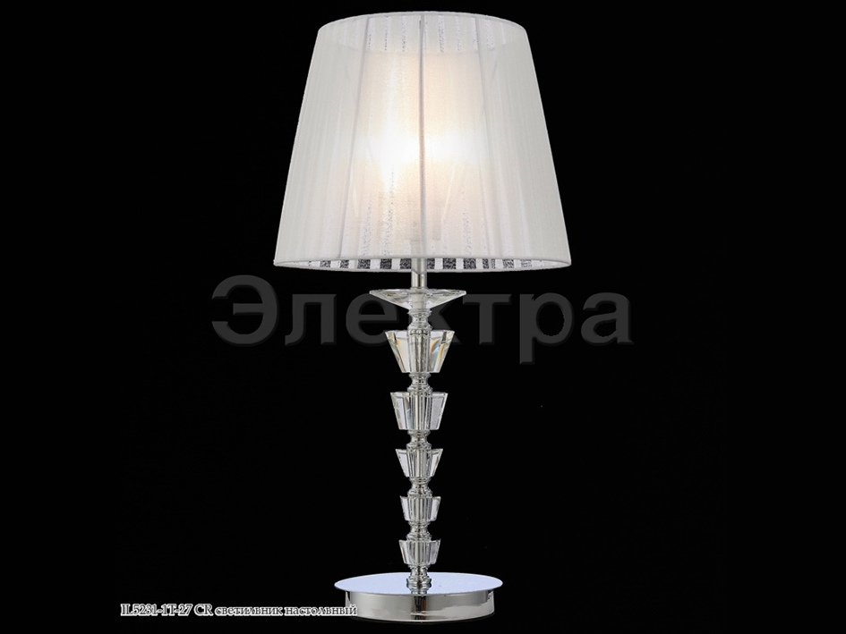 Настольная лампа IL 5231-1T-27 CR     ELEKTRA