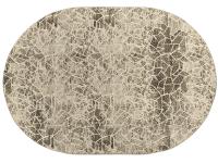 Ковер VISTA 160X230 VS204 CREAM D.BEIGE ОВАЛ  FDS OZ KAPLAN 