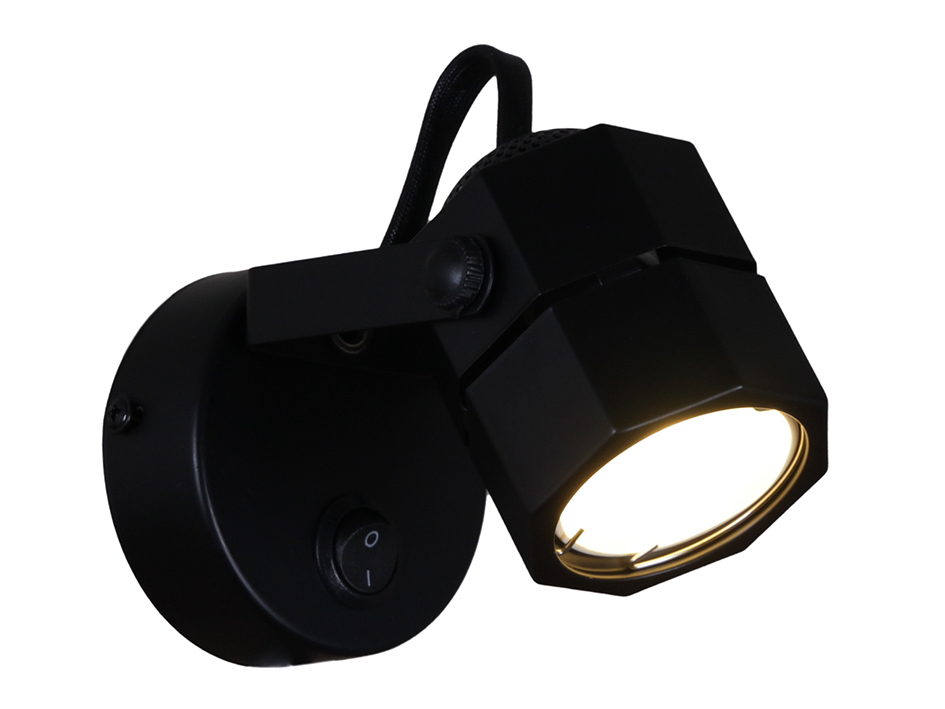 Светильник 16021-9.5-001 CT MR16 BK      ELEKTRA