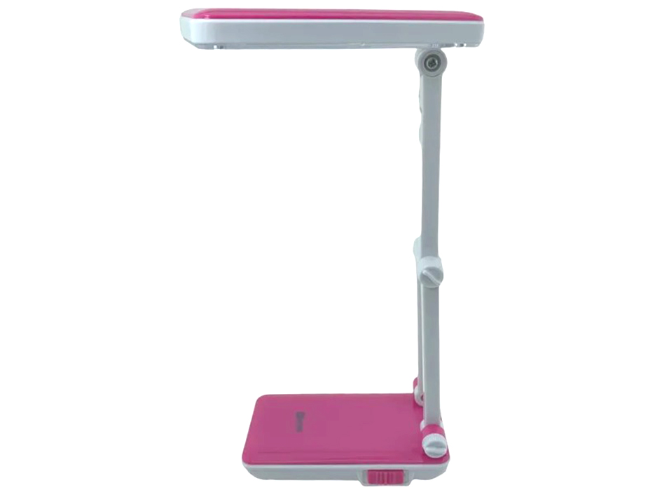 Настольная лампа 6Вт РОЗОВЫЙ светодиодная аккум. IN HOME