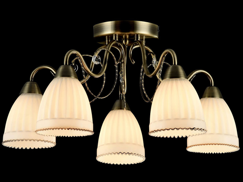 Светильник  FR2757-PL-05-BZ FREYA   ФАКЕЛ