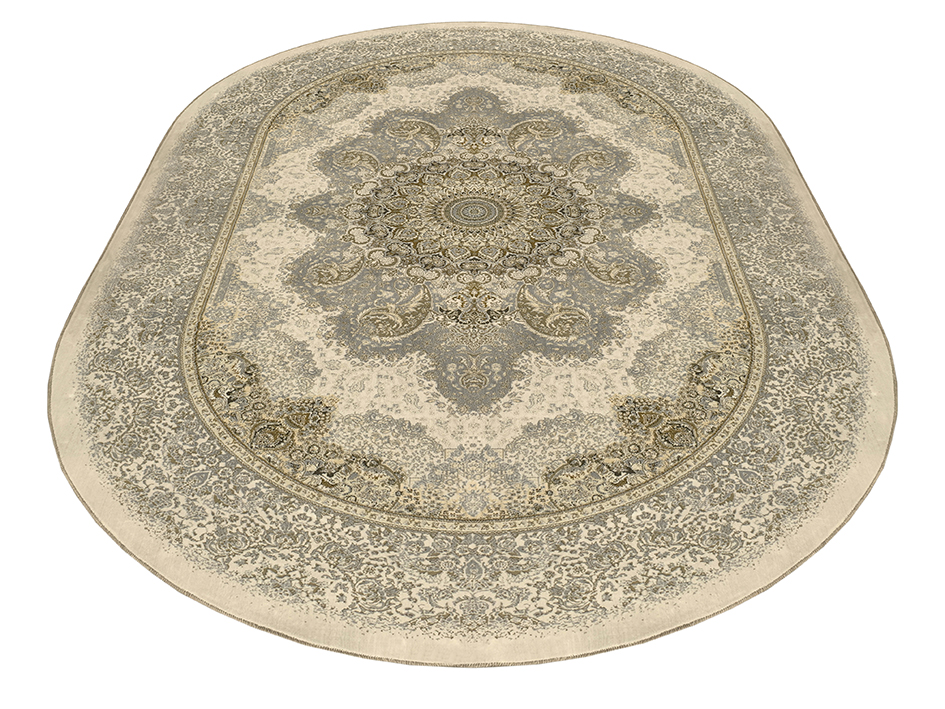 Ковер ELEGANCE LAVIN 150X225 LV030 CREAM ОВАЛ   FARRAHI