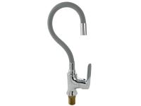 Смеситель для мойки с гибким изливом Серый 4103 МАК  САНАКС 