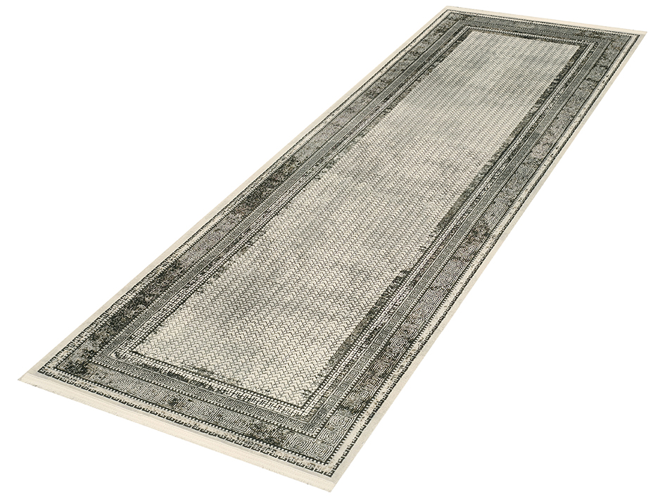 Ковер DAHLIA 080X240 2426A WHITE ANTHRACITE  FDS OZ KAPLAN 