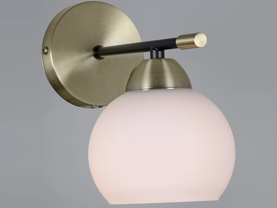 Светильник бра IL 0446-1WSQ-24 BK AB LIBRA      ELEKTRA