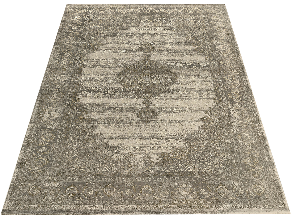 Ковер LISA 240X340 B5328A L.GREY-MUSTARD  FDS OZ KAPLAN 