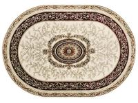 Ковер TAJMAHAL 200X290 TJ302 CREAM/RED ОВАЛ  FDS OZ KAPLAN 