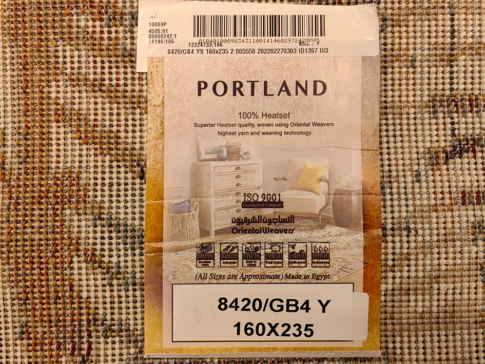 Ковер PORTLAND 80X240 4927-GB4 W   ORIENTAL WEAVERS  