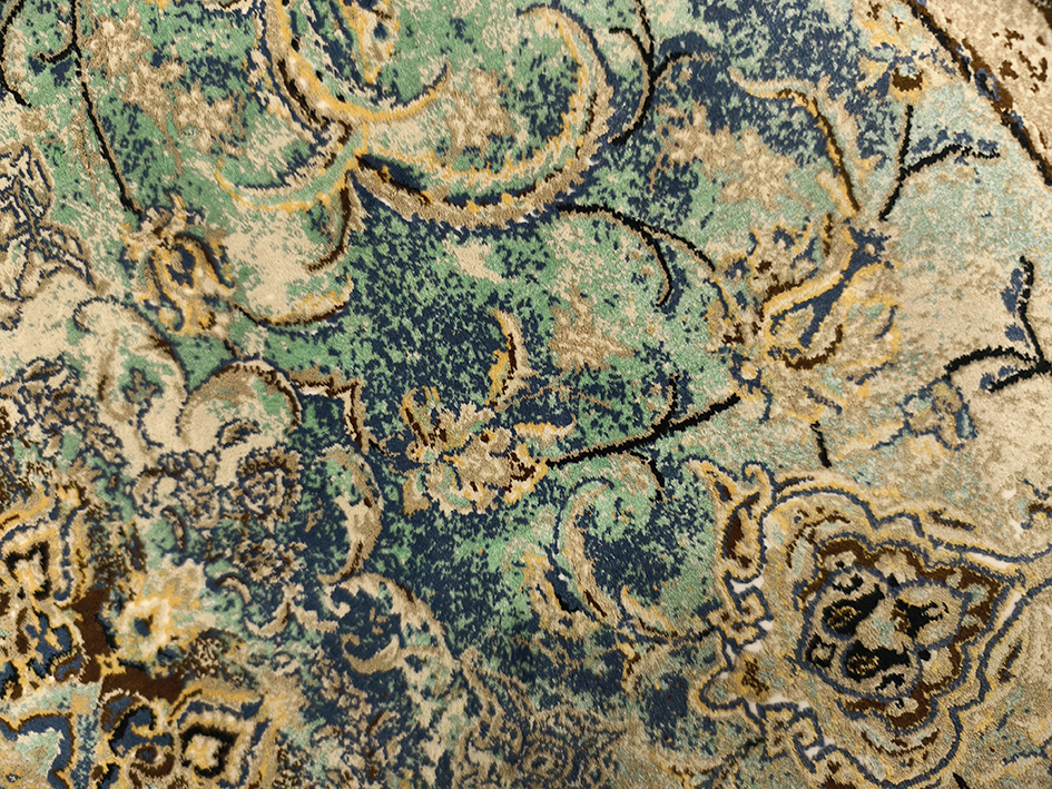 Ковер HASHT BEHESHT 120X120 VNHA005 DARK BLUE КРУГ    FARRAHI