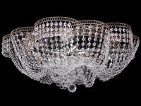 Люстра Лотос Пион НИКЕЛЬ     ХРУСТАЛЬНОЕ НЕБО