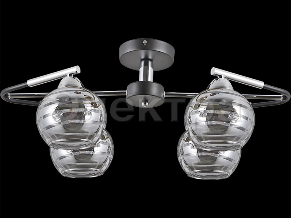 Светильник IL 9801-4CSQ-79 CR BK     ELEKTRA