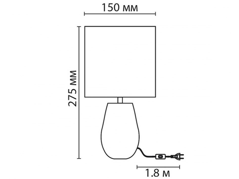 Настольная лампа 8147/1T AKIVI (0048143)  СОНЕКС
