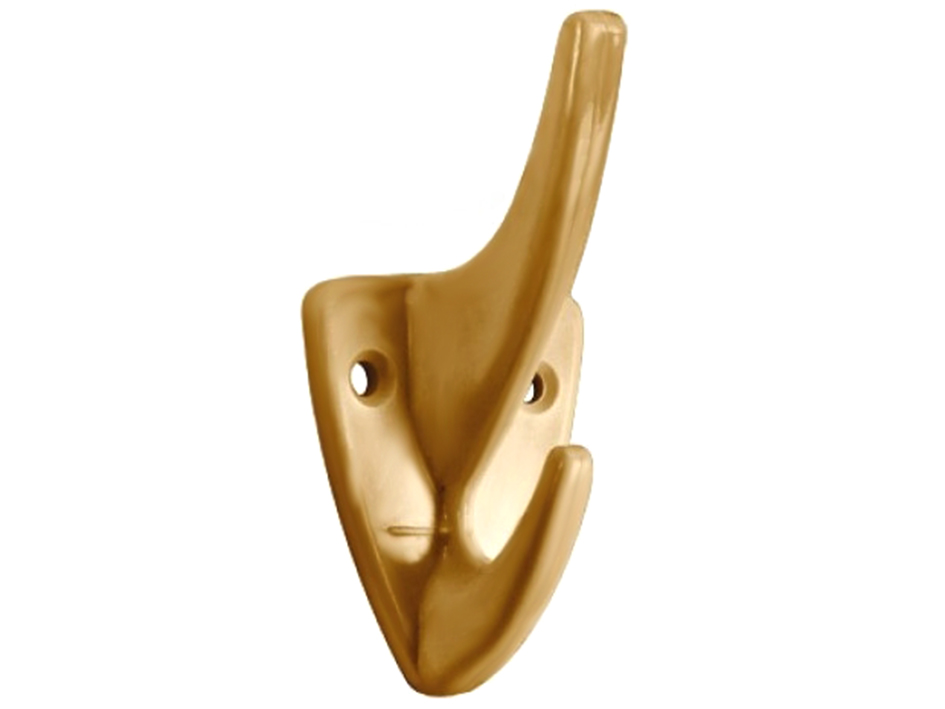 Крючок-вешалка 2-рож.пл.коричневый  FIT