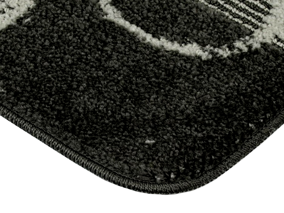 Набор ковриков для ванной CLASSIC 55X90+45X55 CLC10202004-BLACK   BANYOLIN HALI