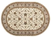 Ковер TAJMAHAL 070X120 TJ301 CREAM/CREAM ОВАЛ  FDS OZ KAPLAN 