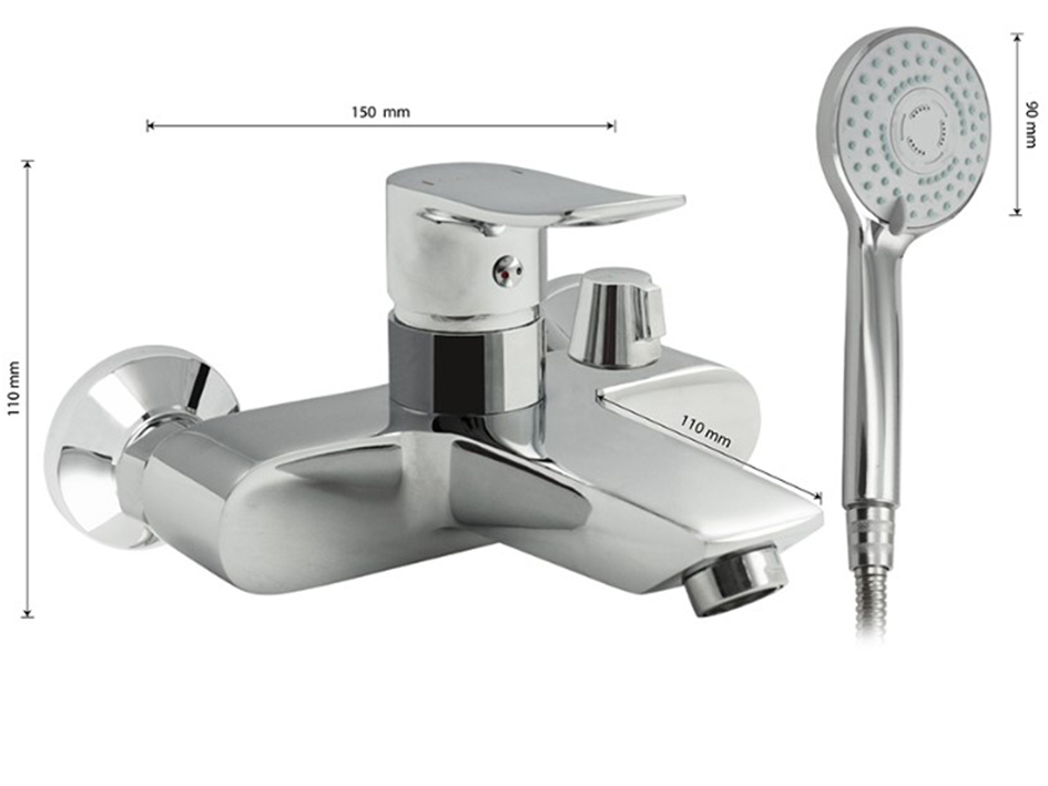 Смеситель для ванны 3110 CONSUL  САНАКС 