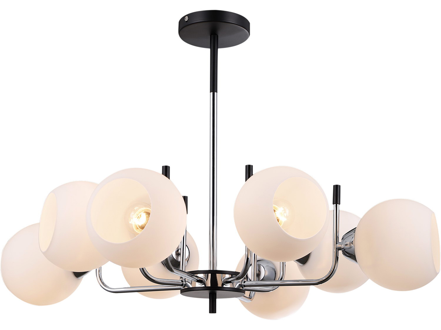 Светильник IL 0371-8PSQ-79 BK CR     ELEKTRA  нез  20