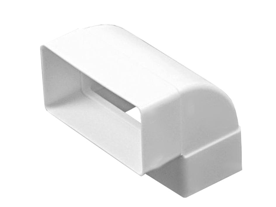 Колено вертикальное 90 60*120 пластик