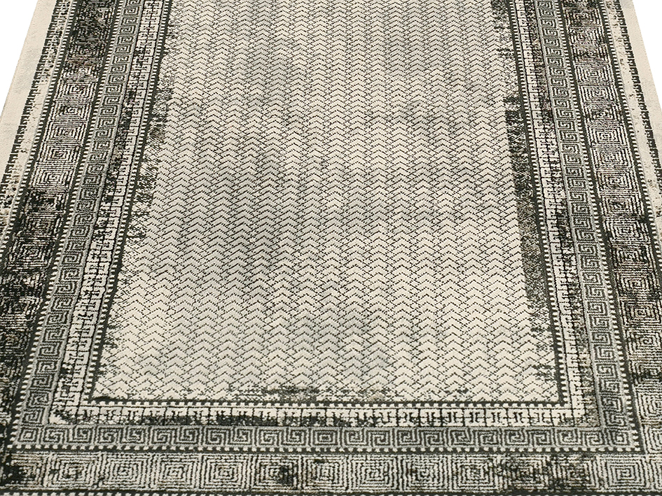 Ковер DAHLIA 100X300 2426A WHITE ANTHRACITE  FDS OZ KAPLAN 