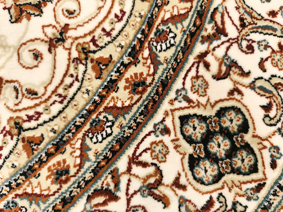 Ковер TAJMAHAL 160X230 TJ300 CREAM/CREAM ОВАЛ  FDS OZ KAPLAN 