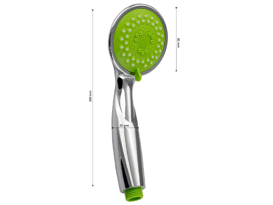 Лейка для душа зеленая 6037  САНАКС