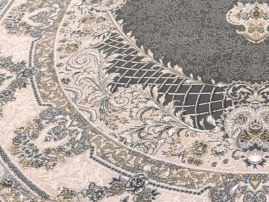 Ковер BARZIN 200X300 JAKLIN GRAY LIGHT ОВАЛ NEW   FARRAHI